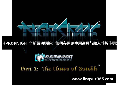 《PROPNIGHT全新玩法揭秘：如何在黑暗中用道具与敌人斗智斗勇》